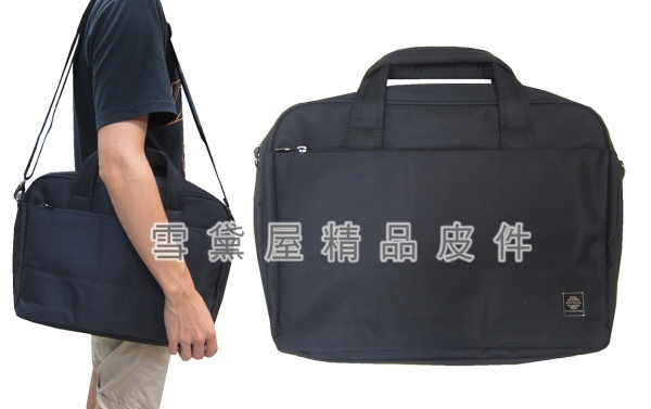 ~雪黛屋~SPYWALK 檔案包中容量可A4資料夾主袋+外袋共四層底加大二層主袋防水尼龍布SD1342