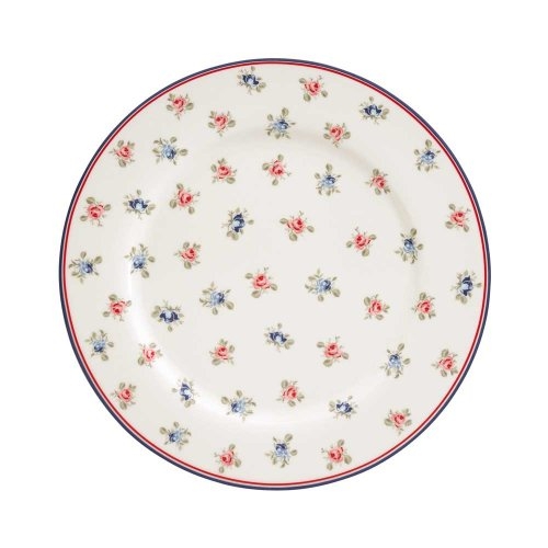 丹麥GreenGate Hailey white餐盤 25.3cm