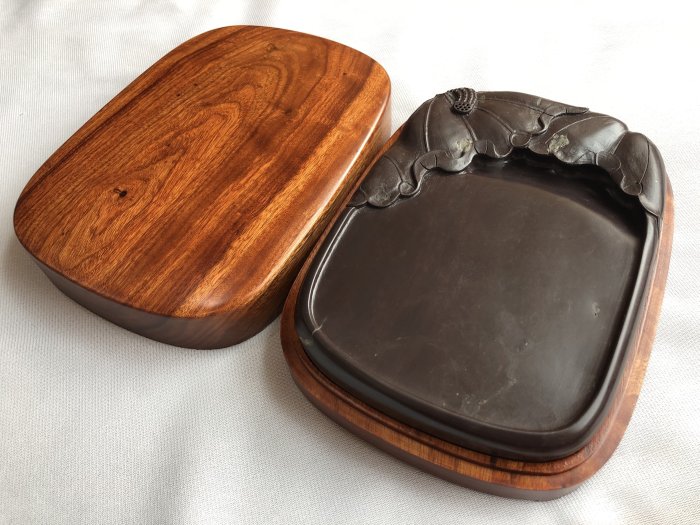 藏書樓】端硯(麻子坑，荷葉硯) | Yahoo拍賣