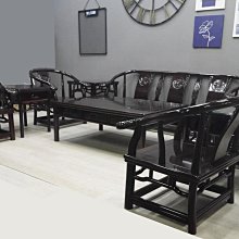 【台北二手家具】百豐悅 新北二手傢俱-頂級雞翅木 10件組 木製沙發 實木組椅 泡茶桌椅 圈椅 桃園新竹古董家具買賣推薦