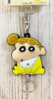 【震撼精品百貨】蠟筆小新 Crayon Shin-chan~蠟筆小新伸縮鑰匙圈-小葵*04755