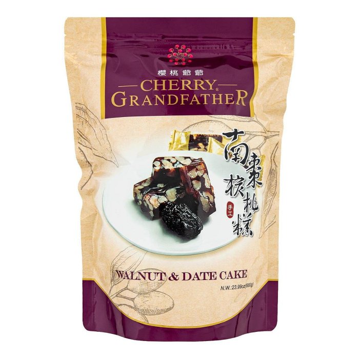-!小花代購 #121126 櫻桃爺爺 南棗核桃糕 680公克
