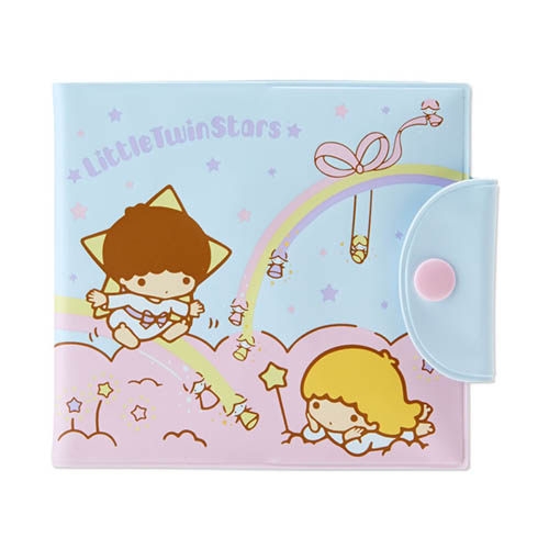 【震撼精品百貨】Little Twin Stars KiKi&LaLa 雙子星~StarspVC卡片收納夾(彩虹流星)