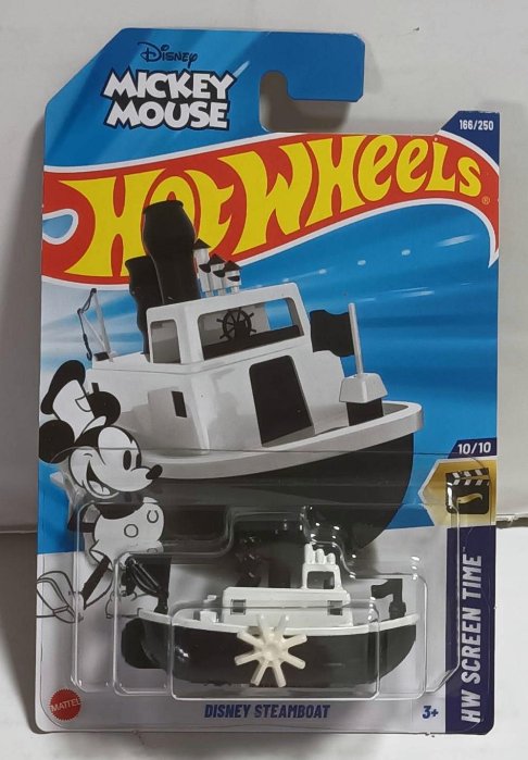 *玩具部落*HOT WHEELS 風火輪 合金小車 1:64 小汽車 DISNEY 迪士尼 米奇 蒸氣船