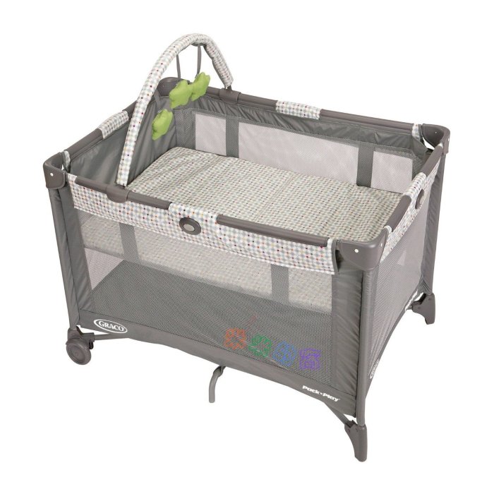 @米米的窩@專業玩具租賃 美國 GRACO 雙層嬰兒床 雙層遊戲床  [玩具出租]