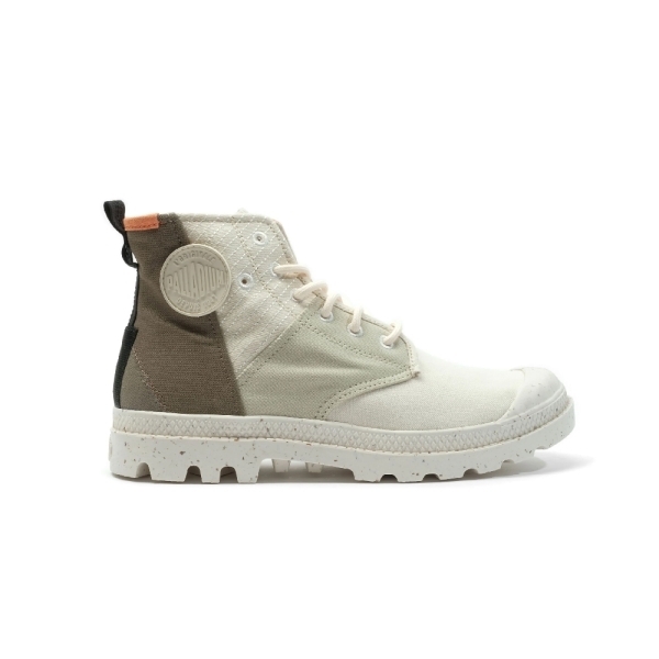 PALLADIUM 休閒鞋 PAMPA HI RE GENERATE 白橘綠 拼接 高筒 軍靴 男女 79128-363