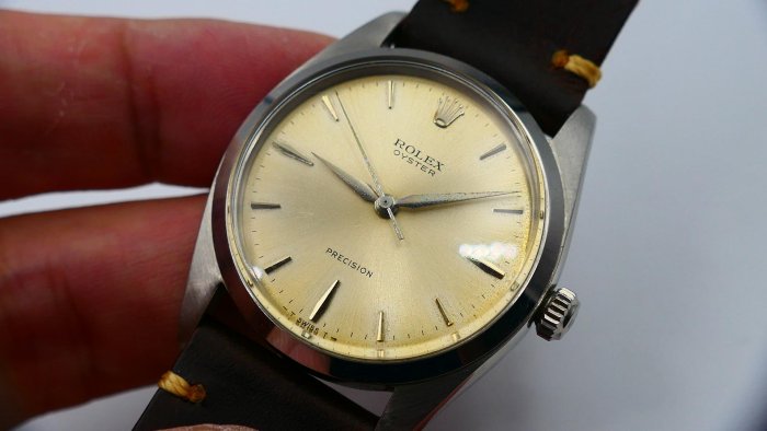 【美好時光】1964年份!近拋整ROLEX勞力士罕見型號6424大手捲極優美品6694 6426等參考