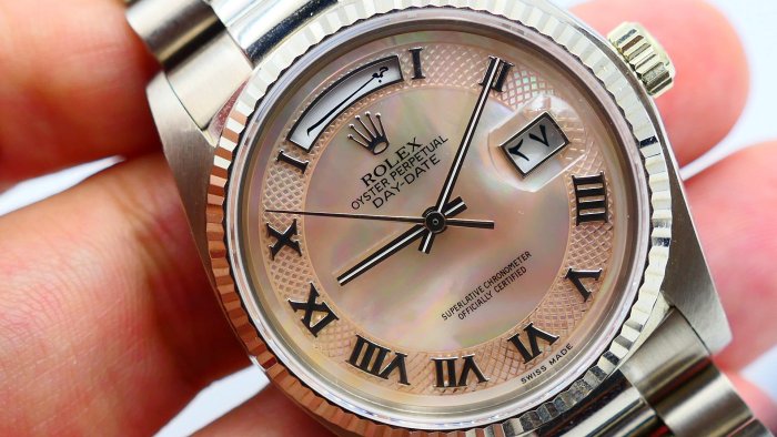 【美好時光】罕見型號勞力士ROLEX 18039白K款Daydate超級完整大全配特殊面（18038 18238 18239參考）