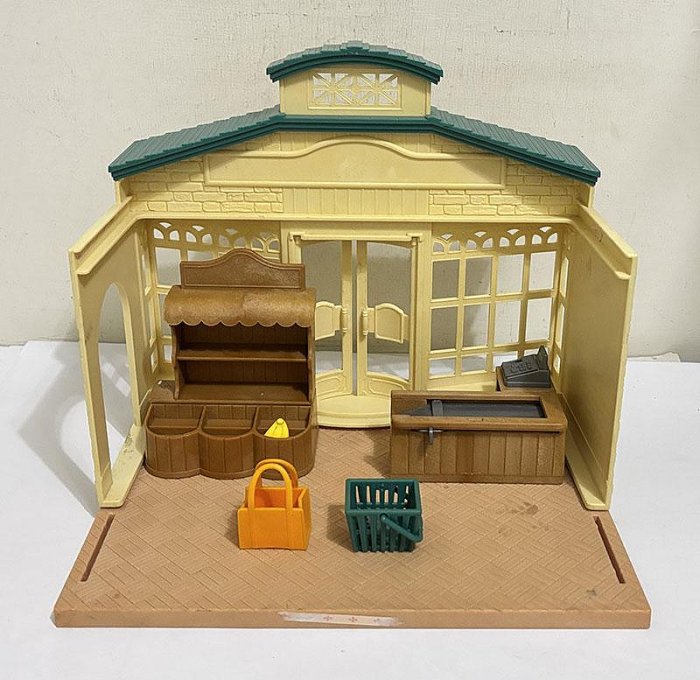 (二手)森林家族 Grocery Market 雜貨超市/市場小舖/娃娃屋(有缺件)