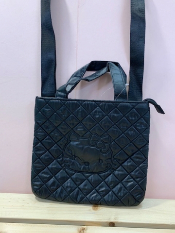 【震撼精品百貨】Hello Kitty 凱蒂貓~KITTY斜背手提兩用包-黑#11121