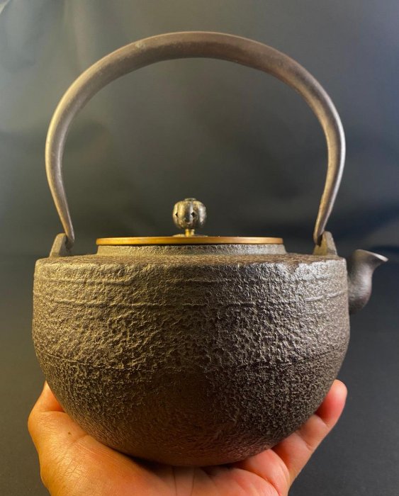 小確幸}}} 昭和28年松下電器創業紀念獨樂型日本老鐵壺/日本老鐵瓶