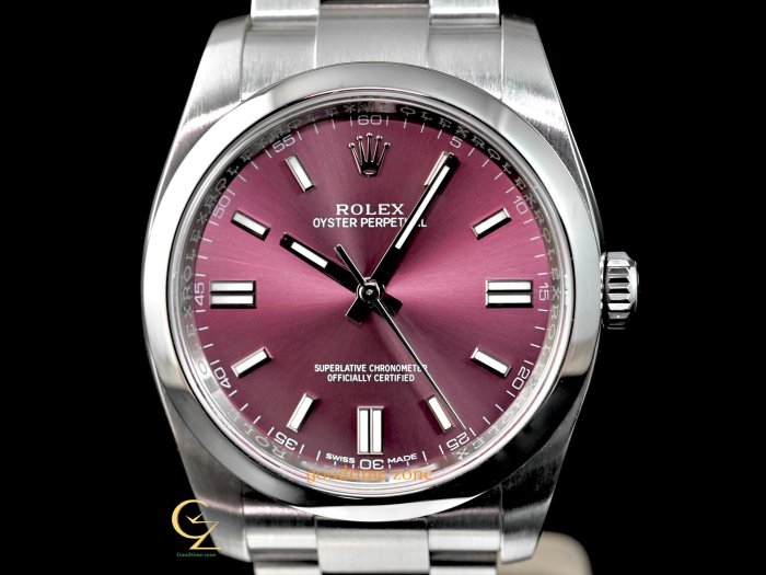 [現貨]ROLEX 勞力士 116000 Oyster Perpetual 原廠RSC保養卡 絕版 葡萄紫面 36mm LRB115 126000 124300