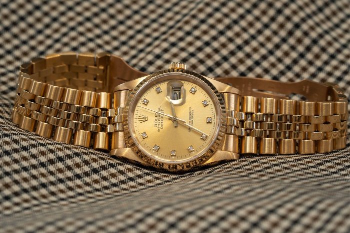 ROLEX 16238 DATEJUST 36mm DJ36 18K黃金材質 單錶附NFC保卡 L字頭 (Daydate、18238、18038、16018）
