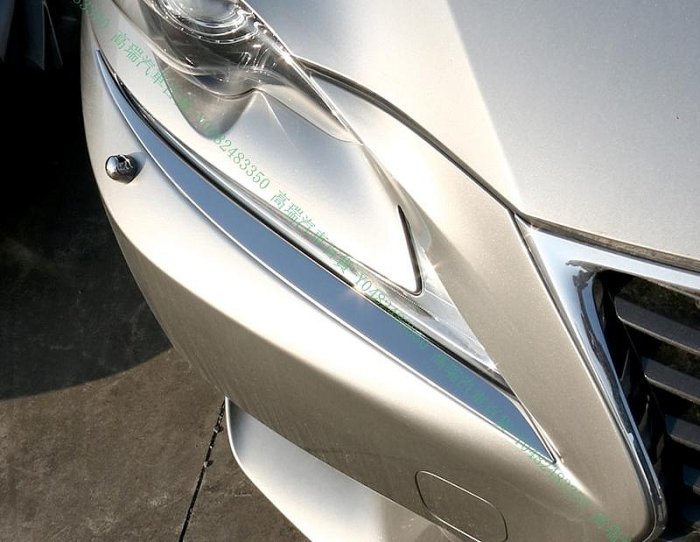 限時領折價券『高瑞汽車百貨』Lexus凌志 14-16款 IS200T IS250 IS300H 大燈眉飾條 大燈亮條亮片 外飾改裝
