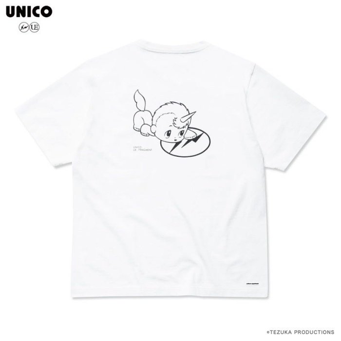 uniform experiment FRAGMENT : UNICO / WIDE TEE 藤原浩閃電短袖