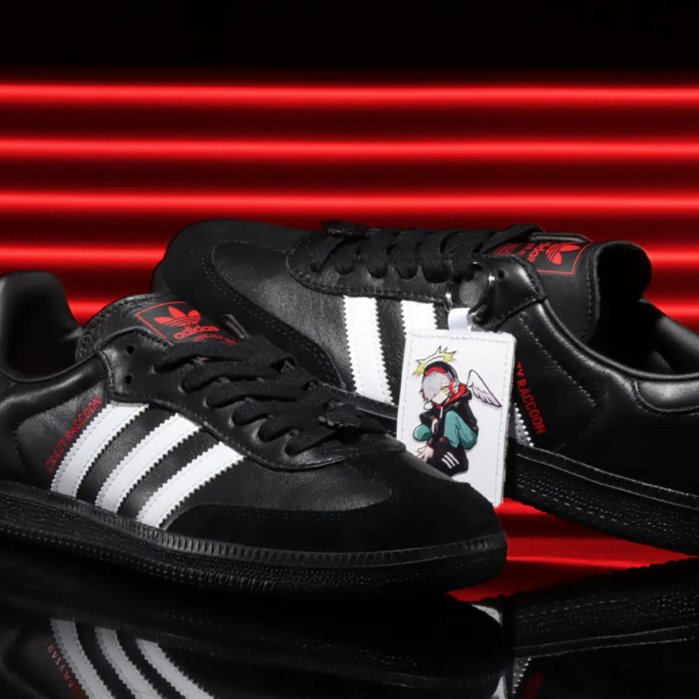 日本限定adidas SAMBA ATMOS X CRAZY RACCOON 聯名款。太陽選物