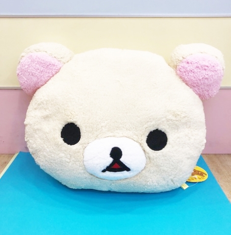 【震撼精品百貨】Rilakkuma San-X 拉拉熊懶懶熊~拉拉熊絨毛造型抱枕-牛奶妹#00674