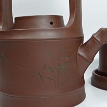 民興茶莊】早期宜興紫砂壺國家級工藝美術師-周錫芳-典雅之作-五頭竹桶