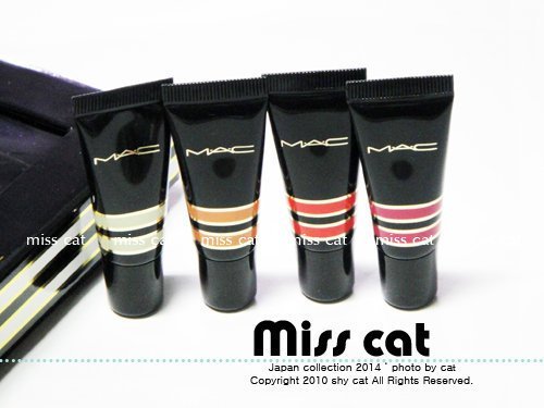 『Miss Cat 貓小姐』＊ M.A.C (MAC) 2013 耶誕限量 金幻午夜迷你護唇組