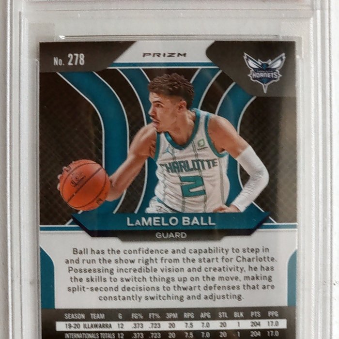 2020-21 Panini Prizm Prizms Silver #278 LaMelo Ball PSA9 | Yahoo拍賣