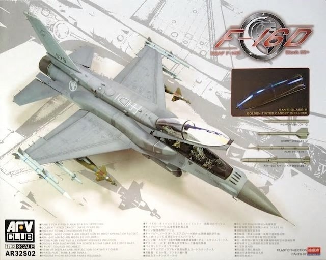 AFV Club 戰鷹1/32 RSAF F-16D Block 52+ AR32S02 | Yahoo拍賣