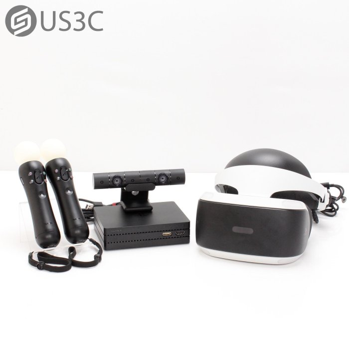 【US3C-臺南店】索尼 Sony PlayStationVR 豪華全配包 CUH-ZVR2 虛擬實境 360度視野 二手VR頭戴裝置
