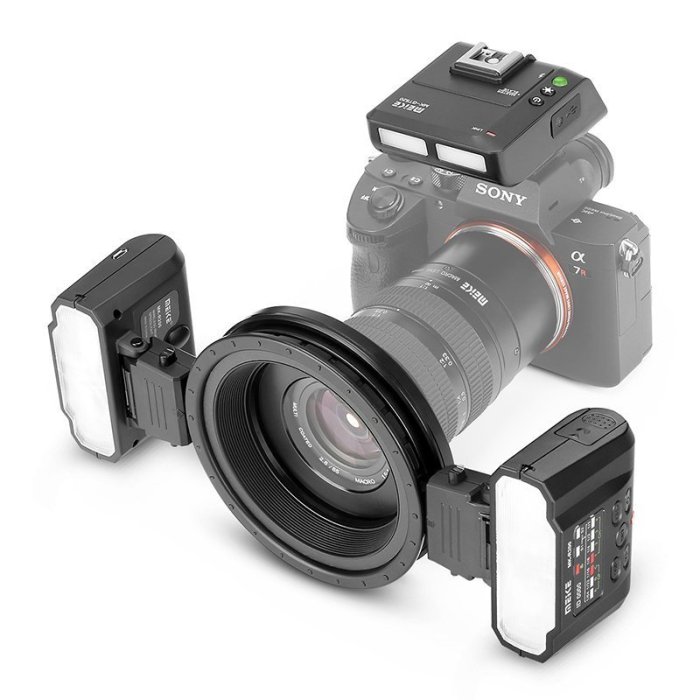 【第二代】 美科 Meike MK-MT24 ii For SONY 微距攝影閃光燈 雙燈 無線引閃【環型閃光燈】