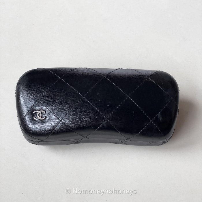 【二手】CHANEL 香奈兒 眼鏡盒 墨鏡盒 菱格 原廠正品