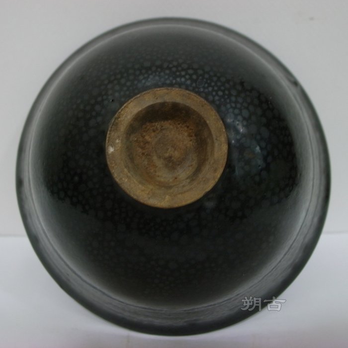 朔古玩賞＝《珍稀古瓷》明山西懷仁窯銀油滴天目盞茶盞(已讓藏