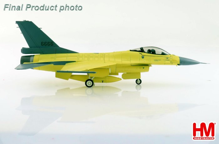 魔玩達人】1/72 HM HA38036 F-16V Yellow Viper 國軍構改黃蛇黃