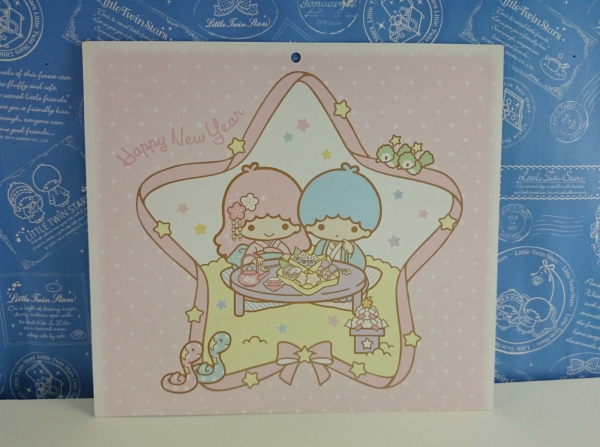 【震撼精品百貨】Little Twin Stars KiKi&LaLa 雙子星小天使~造型卡片 白點 粉