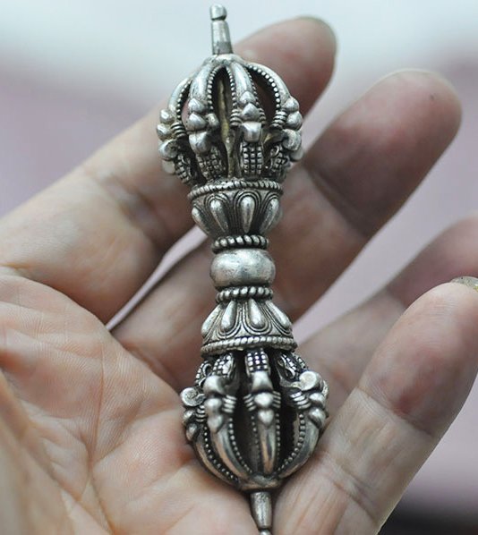 宋家沉香奇楠matotru.2號古董銅器佛教法器密宗佛教圓滿八正道九鈷杵