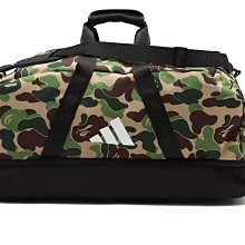 adidas x BAPE DUFFLE BAG 聯名款迷彩旅行包。太陽選物社jy8236