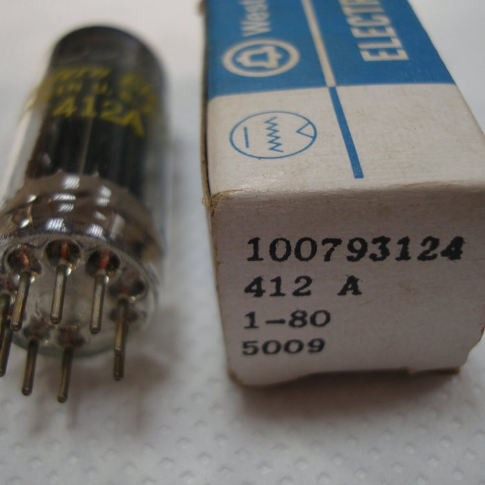西電WE Western Electric 412A 真空管一支| Yahoo拍賣