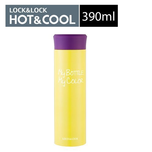 ~* 品味人生 *~出清 LOCK&LOCK樂扣樂扣 潮流色彩MY BOTTLE保溫瓶/黃(LHC4021Y)