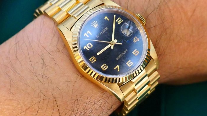 【美好時光】ROLEX勞力士16238全金DJ罕見黑色電腦面！超帥霸氣的黑金配！ （ 18038 18238參考）