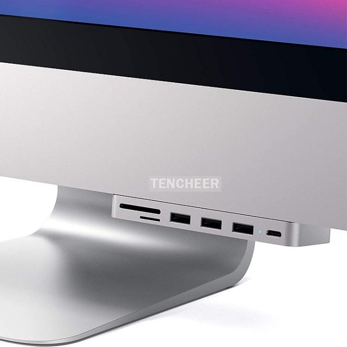 Satechi Clamp Hub USB-C 夾式擴充座 iMac 2020 2019 2017 讀卡機 USB