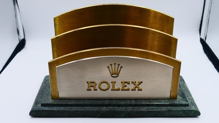 【美好時光】ROLEX 80-90年代 銅製大裡石書架 非常厚重扎實