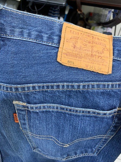 Levis 501 LVC(赤芸,nudie,lee,naked famous) W34 L34 美製老褲