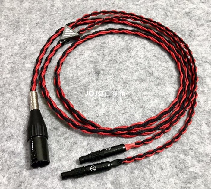 【熱賣精選】鋒悅2單晶銅鍍銀HD800 820大烏SUS 1266雷神D8000Meze耳機升級線