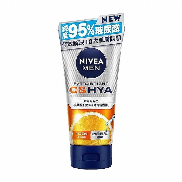 NIVEA 妮維雅 男士玻尿酸10效維他命潔面乳(150g)【小三美日】 DS017803