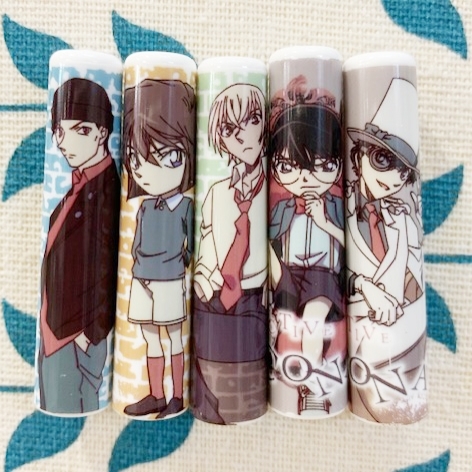 【震撼日式精品】名偵探柯南Detective Conan~筆蓋5入-黑*49943