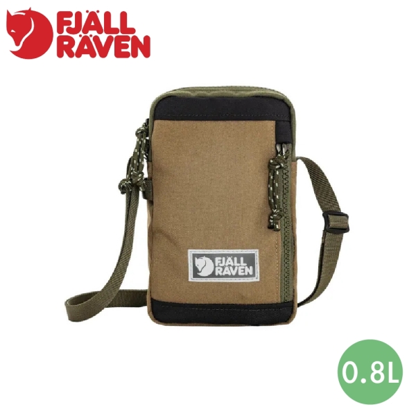 【Fjallraven 小狐狸 瑞典Vardag Pocket Small隨身袋 《綠/粘土》】F23200338/側背包/小包