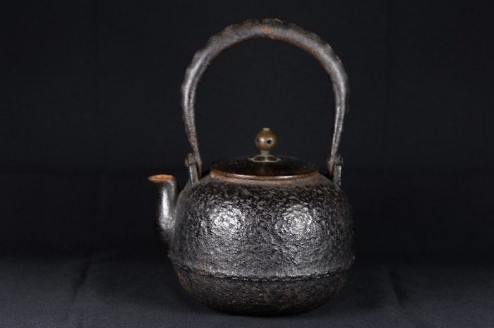 専用ページ 鉄瓶 大日本釜師長 名越昌晴造 柚子肌 昭和初期 Yahoo