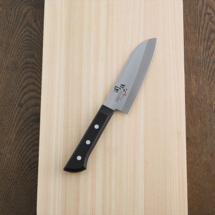 一鑫餐具【日本製KAI 貝印關孫六萌黃小三德刀145mm AE2901】日本進口