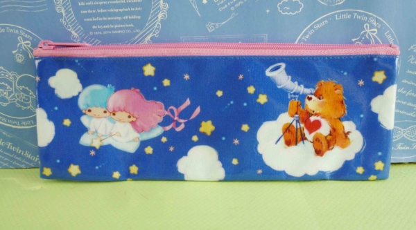 【震撼精品百貨】Little Twin Stars KiKi&LaLa 雙子星小天使~筆袋 彩虹熊