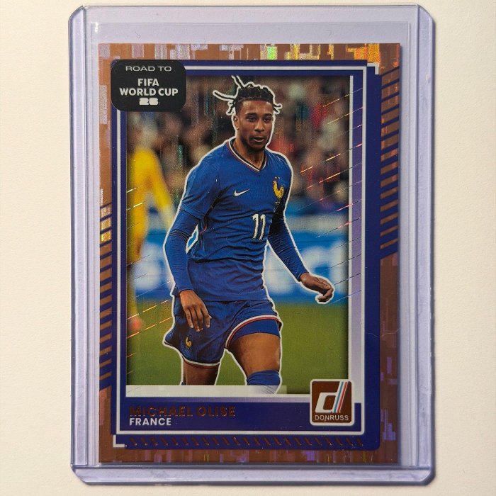 ［Michael Olise］2025-26 Donruss Road to FIFA World Cup Bronze Foil 銅亮 法國 世界盃