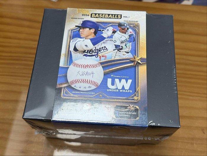 【雙子星】2026 UNDER WRAPS MLB BASEBALLS VOL. I 簽名棒球盲盒系列1