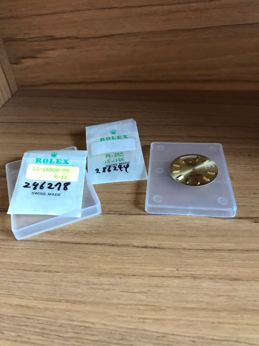 勞力士 Rolex day date dial 18238 18038 金色面盤 附針組