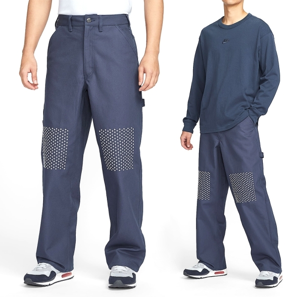 NIKE 長褲CARPENTER PANT SASHIKO 藍色工裝休閒褲男HJ8479-437 | NIKE